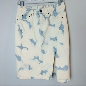 Future Collective Women's High-Rise Midi‎ Denim Skirt Gabriella Karefa 6. C68